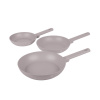 Berlingerhaus Sada pánví s titanovým povrchem 3 ks Taupe Collection BH-8108