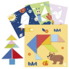 Tooky Toy Magnetický tangram, 18 ks