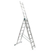 ALVE® Žebřík EUROSTYL 7608 ALU 513 cm, 3×8 příček