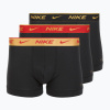 Pánske boxerky Nike Everyday Cotton Stretch Trunk 3 pary blk/university red/wheat gold/black high shine wb