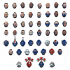 Space Marine Heads