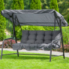 Vankúš na záhradný nábytok - 466524 Patio sada vankúšov pre hojdačku 140 cm (466524 Patio sada vankúšov pre hojdačku 140 cm)