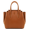 Tuscany Leather Kožená kabelka Tulipan | koňak TL141727