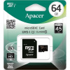 Apacer pamäťová karta Micro SDHC/SDXC 64GB Class 10 UHS-I AP64GMCSX10U1-R