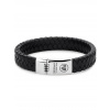 Rebel & Rose Bracelet Braided Flat RR-L0141-S-L mens