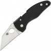 Spyderco C264GP MicroJimbo Black vreckový nôž 6,2 cm, Satin, čierna, G10