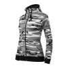 MALFINI® Mikina dámska Camo Zipper camouflage gray Veľkosť: XL C203216