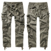 BRANDIT nohavice pánske Pure Slim Fit Trousers kapsáče XL Olivová