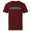 pánske tričko HORSEFEATHERS QUARTER T-SHIRT Red Pear M