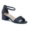 Tamaris 1-28295-42 navy glam dámske sandále na podpätku EUR 37
