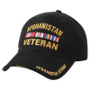 ROTHCO čiapka DELUXE AFGHANISTAN VETERAN BASEBALL ČIERNA