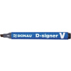 Donau Marker Permanent Donau d-Signer V, Cut, 1-4mm (řádek), černá