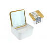 Kozmetické zrkadlo s organizérom 13x13x7 cm - 8719987841538
