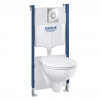 Grohe Solido SET+závesné WC+sed SC Bau Ceramic Rimless+tlač.NovaCosmo Chróm+tlm.s 39417000 GRO 39417000