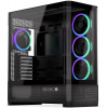 Endorfy skriňa Aquarius 8000 Corona / ATX / 4x120mm ARGB fan / USB 3.0 / USB-C / panoramatická / zaoblené sklo / čierna