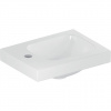 Geberit iCon - Umývadielko, 380x280x130, bez prepadu, otvor na batériu vľavo, biela 501.831.00.1