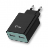 i-tec USB Power Charger 2 Port 2.4A Black PR1-CHARGER2A4B