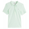 Dámska polokošeľa Tommy Hilfiger 1985 Slim Pique Short Sleeves - Zelený (L)