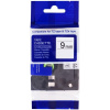 PRINTLINE kompatibilná páska s Brother TZE-221, TZ-221, 9mm, čierna tlač/biely podklad