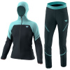 Komplet DYNAFIT Alpine Wind Jacket W Marine Blue & DYNAFIT Transalper Hybrid Pant W Blueberry