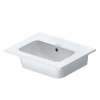 Duravit ME by Starck Nábytkové umývadlo, 53x43 cm, s WonderGliss, matná biela 23365332601