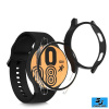 Ochranný obal + temperované sklo (čierna,priehľadná) – Samsung Galaxy Watch 4 44mm