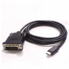 PremiumCord Kábel USB-C na DVI, FullHD@60Hz, 1,8m (ku31dvi02)