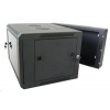 XtendLan 12U/600x550, na stenu, dvojdielny, sklenené dvere (WD-12U-65-BLACK)