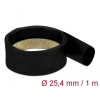 Delock 20663 zmršťovacia bužírka čierna 25.4 mm Pomer zmrštenia:4:1 1 ks; 20663
