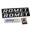 NÁLEPKA NA NÁLEPKY ROMET MOTORYNKA PONY M2 na nádrž
