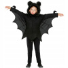 KOSTÝM NETOPIER ČIERNY HALLOWEEN PONCZO 116