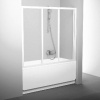 Ravak Supernova AVDP3 150 white + Transparent, vaňové dvere posuvné trojdílné 40VP0102Z1