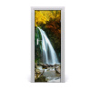 Fototapeta na dvere vodopád v lese 75x205