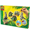 SES Creative Sadrový trojkomplet Dinosaury