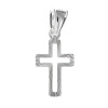 Argento Strieborný prívesok - krížik 85289