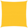Slnečná plachta, 160 g/m², žltá, 4,5 x 4,5 m, HDPE