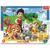Trefl deskové Paw Patrol/Tlapková patrola na stopě 37x29cm 25 dielov ve fólii v boxu