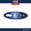 Balboa Water Group Balboa Ovládací panel VL200 - Polep/ nálepka - 11219