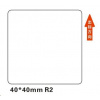 Niimbot štítky R 40x40mm 180ks White pro B21, B21S, B3S, B1