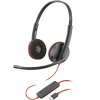 HP Poly Blackwire C3220 USB-C Headset (Bulk) Slúchadlá s mikrofónom Kábel Pres hlavu Kancelária / call centrum USB Typ-C Čierna (80S07A6)