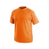 CXS CXS Tričko DANIEL, krátký rukáv, oranžové - XL Oranžová, XL