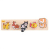 Bigjigs široké vkladacie puzzle Domáce zvieratká hrúbka 2 cm