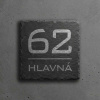 Súpisné Číslo - Slate Square 25x25 cm