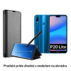 Otváracie Púzdro Luxria Clear View pre Huawei - Čierne pre Huawei: P20 lite