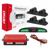 AMiO Sada LED COB spätného parkovacieho senzora 4 senzory Čierny 19 mm Truck Bus Amio-02286
