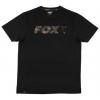 FOX Black/camo Chest Print T-shirt Tričko S