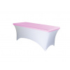 Elastická čiapka na dosku skladacieho stola 180-183x76 cm VIAC FARIEB Farba obrusu: SVETLORUŽOVÁ / PINK
