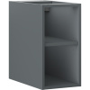 Mexen Box-A, otvorená skrinka s policou 25 cm, grafitová matná, 91AX2-0250-470-0-66