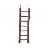 Natural Living dřevěný žebřík přírodní dřevo 7 příček/30 cm