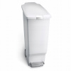 Plastový odpadkový kôš simplehuman 40 l biely